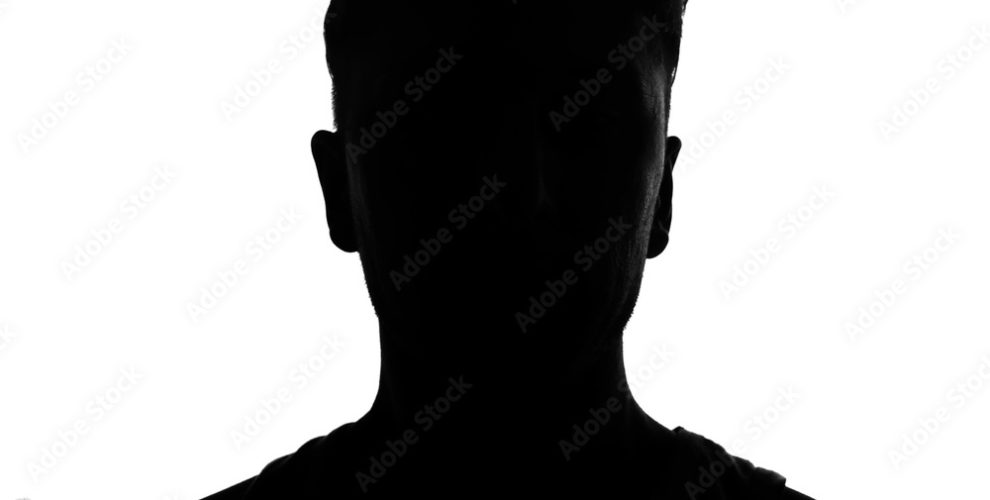 Male person silhouette